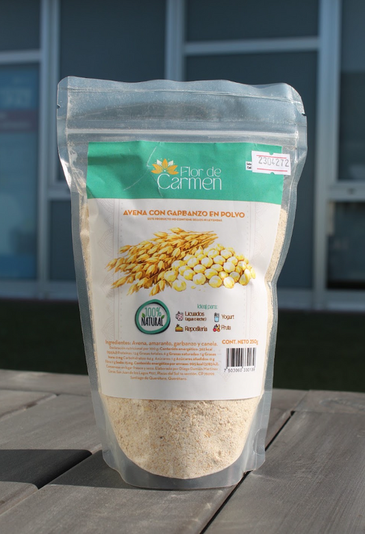 Avena con Garbanzo en Polvo - Mondrashop