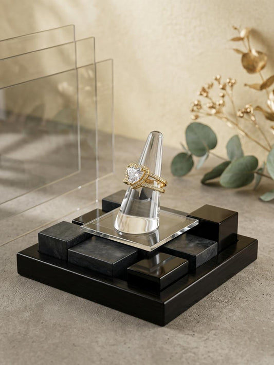 Anillo en forma de corazón - Mondrashop