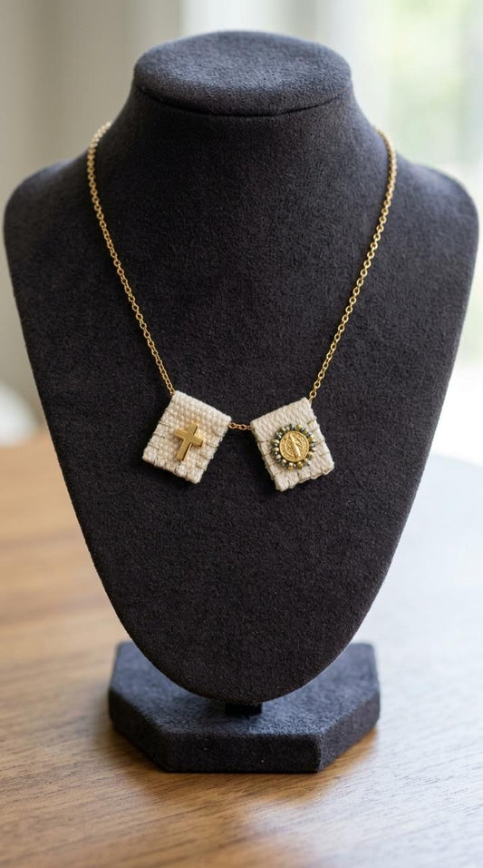 Collar con cruz - Mondrashop