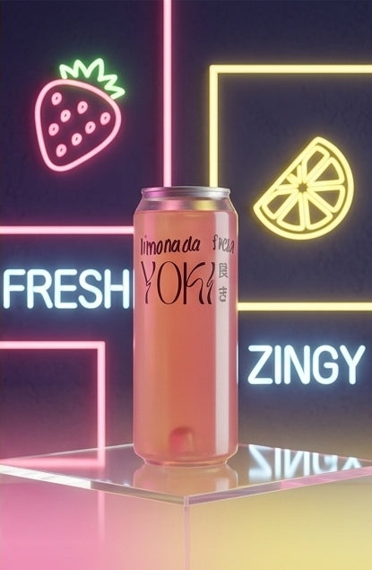 Limonada de fresa grande - Mondrashop