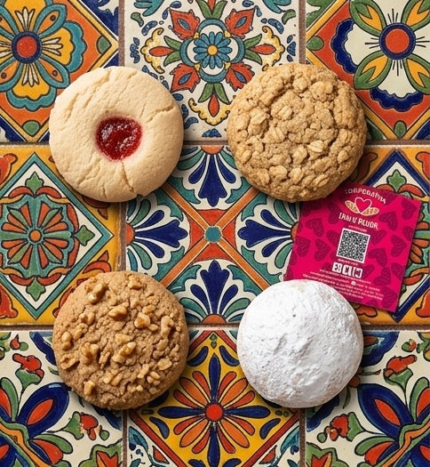 Caja de galletas surtidas - Mondrashop