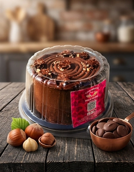 Pastel de chocolate con avellana - Mondrashop