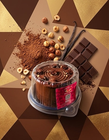 Pastel de chocolate con avellana - Mondrashop