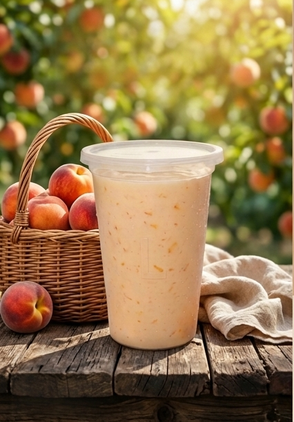 Yogurt de durazno 1lt - Mondrashop