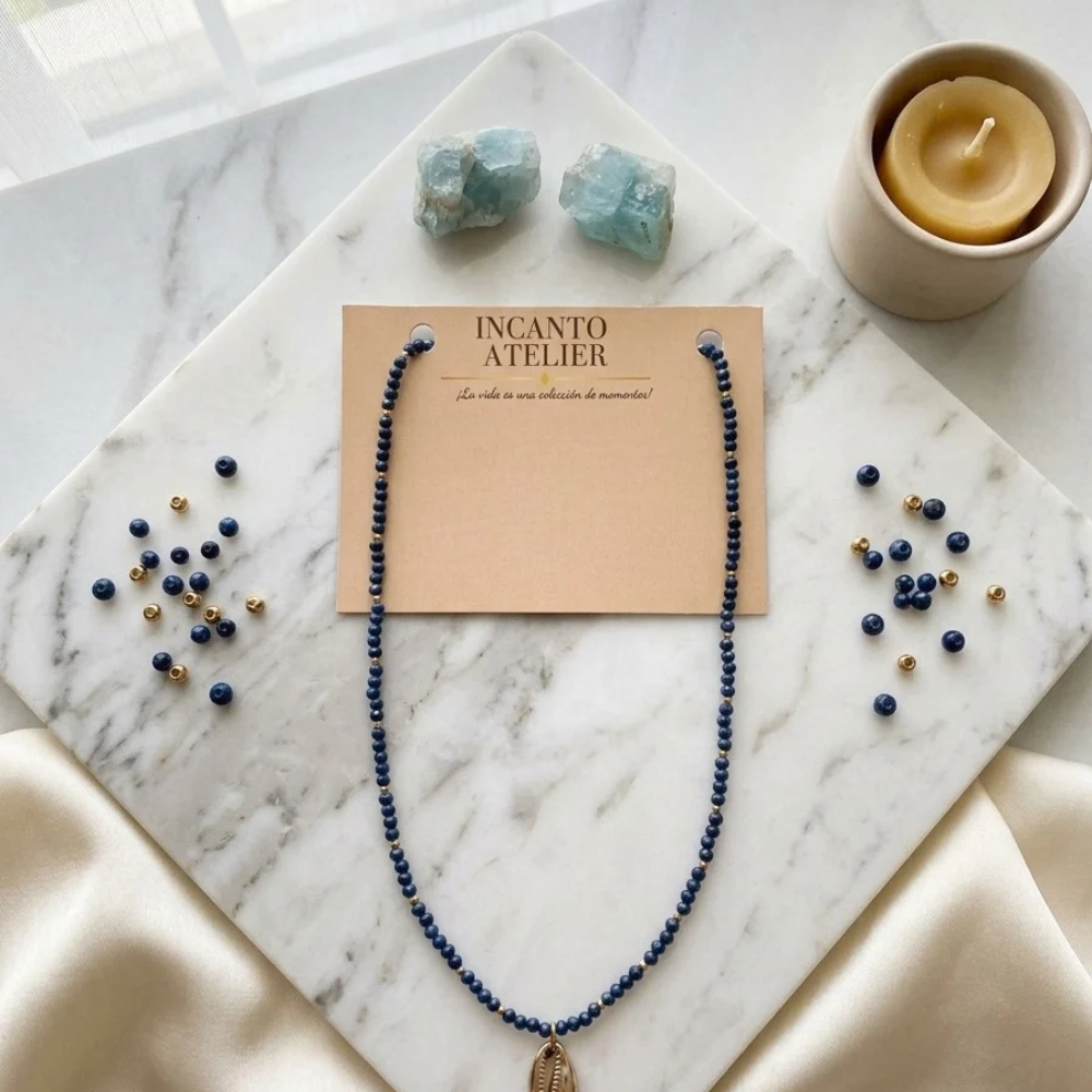 Collar Concha de Cristal - Mondrashop