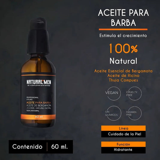 Aceite Estimulante Crecimiento de Barba (30 ml) - Mondrashop