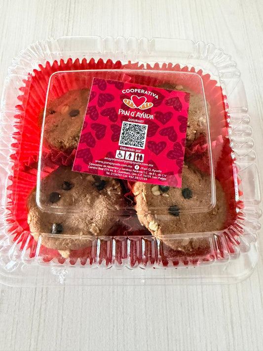 Galleta de avena con chispas de chocolate - Mondrashop